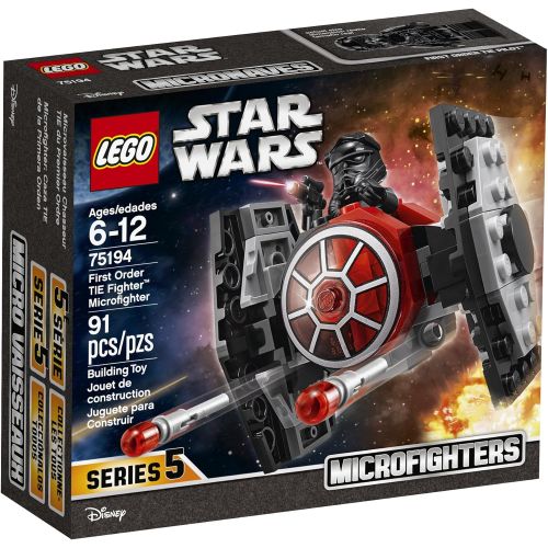  LEGO Star Wars: The Force Awakens First Order TIE Fighter Microfighter 75194 Building Kit (91 Piece) (Discontinued by Manufacturer)