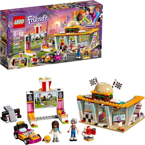  LEGO Friends Drifting Diner 41349 Race Car and Go-Kart Toy Building Kit for Kids, Best Creative Gift for Girls and Boys (345 Pieces) (Discontinued by Manufacturer)