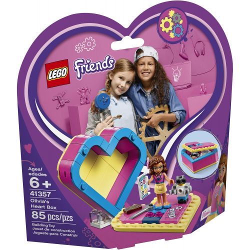  LEGO Friends Olivia’s Heart Box 41357 Building Kit (85 Pieces) (Discontinued by Manufacturer)
