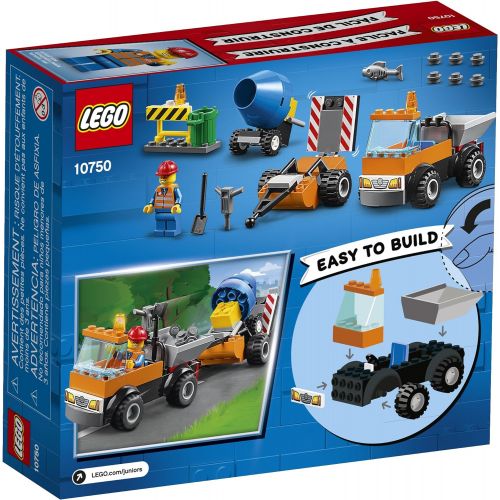  LEGO Juniors/4+ Road Repair Truck 10750 Building Kit (73 Piece)