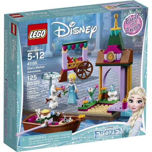  LEGO Disney Frozen Elsa’s Market Adventure 41155 Buildable Toy for Girls and Boys (125 Pieces) (Discontinued by Manufacturer)