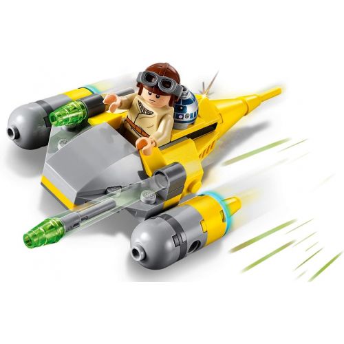  LEGO Star Wars Naboo Starfighter Microfighter 75223 Building Kit (62 Pieces) (Discontinued by Manufacturer)