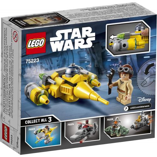  LEGO Star Wars Naboo Starfighter Microfighter 75223 Building Kit (62 Pieces) (Discontinued by Manufacturer)