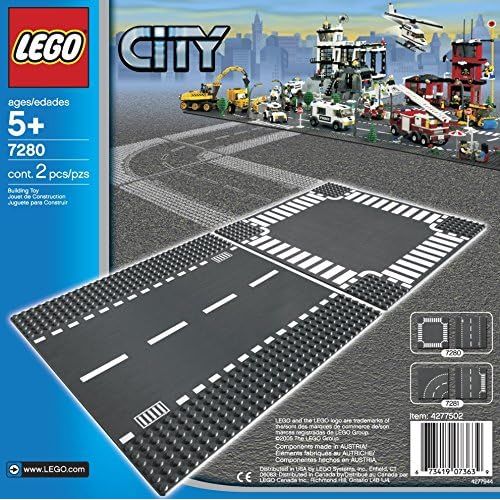  LEGO City Supplementary Straight & Crossroad 7280 Plates, Best Toys