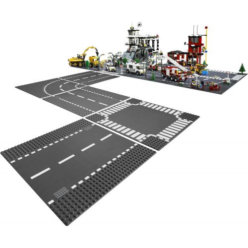  LEGO City Supplementary Straight & Crossroad 7280 Plates, Best Toys