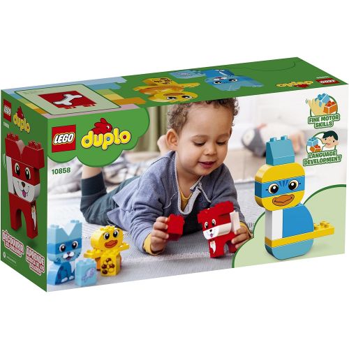  LEGO DUPLO My First Puzzle Pets 10858 Building Blocks (18 Pieces) (Discontinued by Manufacturer)