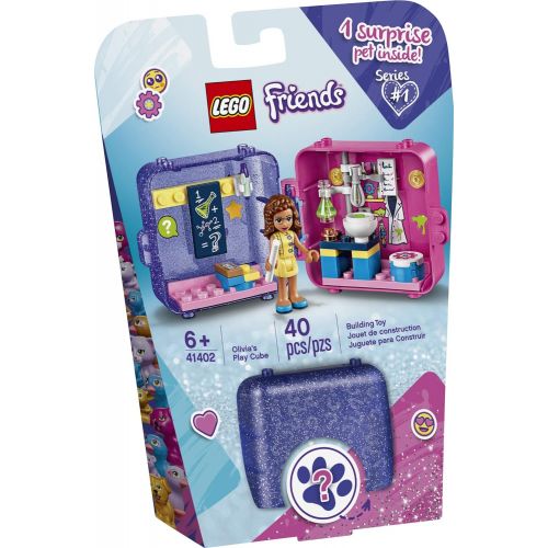  LEGO Friends Olivia’s Play Cube 41402 Building Kit, Includes 1 Scientist Mini-Doll, Great for Imaginative Play, New 2020 (40 Pieces)