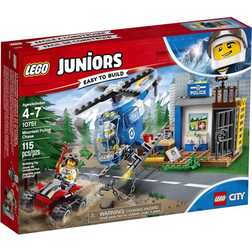  LEGO Juniors/4+ Mountain Police Chase 10751 Building Kit (115 Piece) (Discontinued by Manufacturer)