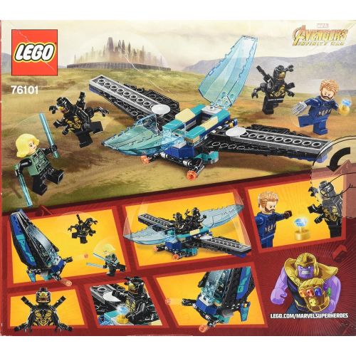  LEGO Marvel Super Heroes Avengers: Infinity War Outrider Dropship Attack 76101 Building Kit (124 Piece) (Discontinued by Manufacturer)
