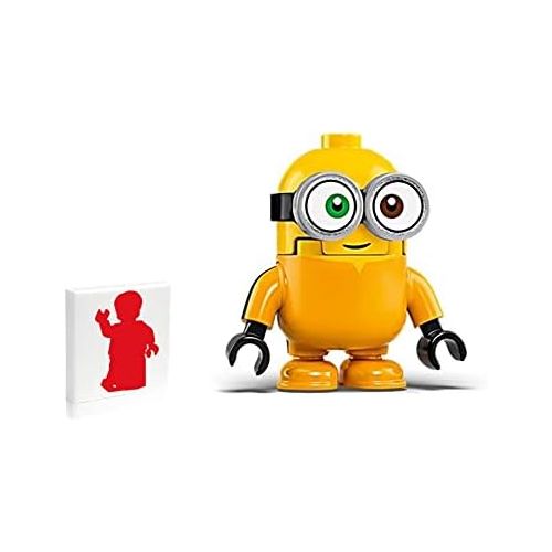  Lego Minions Minifigure - Bob in Orange Jumpsuit with Gold Hat 75551