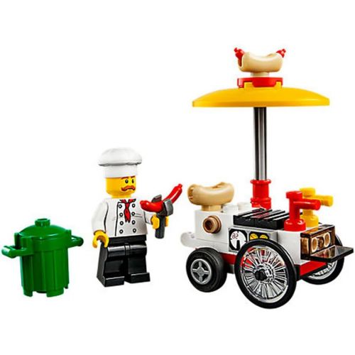  LEGO City Hot Dog Cart and Vendor (30356) Bagged