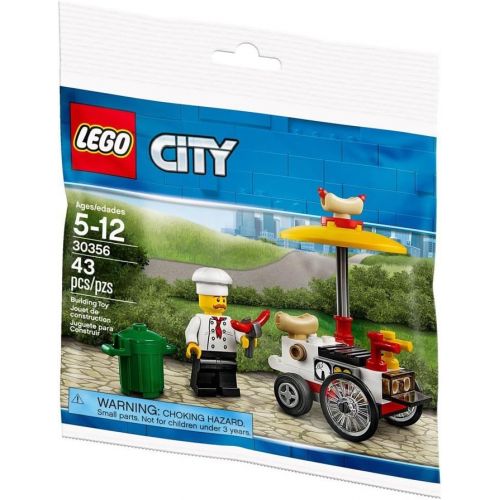  LEGO City Hot Dog Cart and Vendor (30356) Bagged