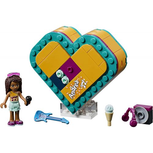  LEGO Friends Andrea’s Heart Box 41354 Building Kit (84 Pieces) (Discontinued by Manufacturer)
