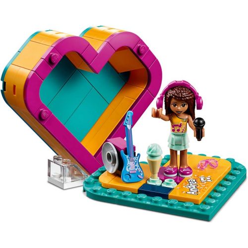  LEGO Friends Andrea’s Heart Box 41354 Building Kit (84 Pieces) (Discontinued by Manufacturer)