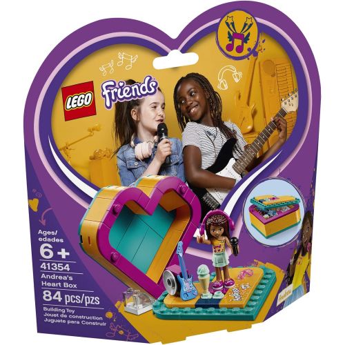  LEGO Friends Andrea’s Heart Box 41354 Building Kit (84 Pieces) (Discontinued by Manufacturer)