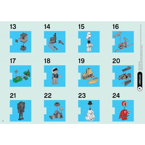  LEGO 2012 Star Wars Advent Calendar 9509(Discontinued by manufacturer)