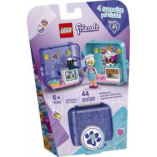  LEGO Friends Stephanie’s Play Cube 41401 Building Kit, with 1 Collectible Mini-Doll Toy Chef; Great for Creative Play, New 2020 (44 Pieces)