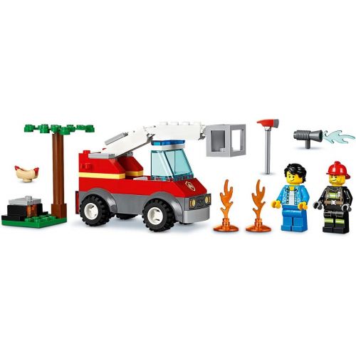  LEGO City Barbecue Burn Out 60212 Building Kit (64 Pieces)