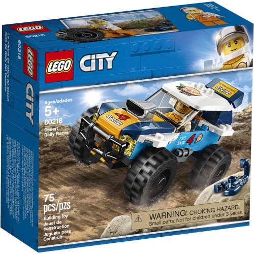  LEGO City Great Vehicles Desert Rally Racer 60218 Building Kit (75 Pieces) (Discontinued by Manufacturer)