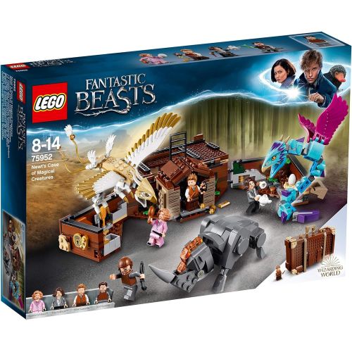  LEGO 75952 Harry Potter Fantastic Beasts Newt´s Case of Magical Creatures Toys, Wizarding World Playset