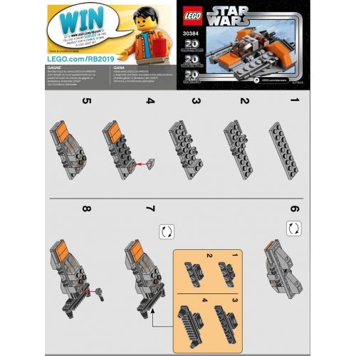  LEGO Star Wars 20th Anniversary Edition Sets (3) Snowspeeder 30384 PODRACER 30461 Naboo Starfighter 30383 Building Set LEGO Bundle Pack (3) Edition Building Set