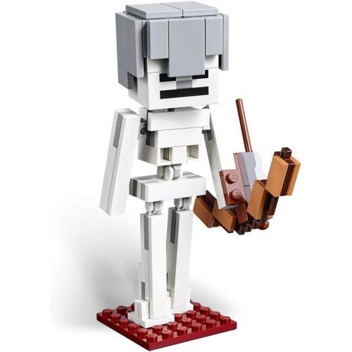  LEGO Minecraft BigFig Skeleton with Magma Cube Building Kit (142 Pieces) (Discontinued by Manufacturer)