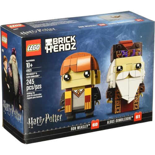 Limited Edition LEGO 41621 BrickHeadz Ron Weasley & Albus Dumbledore Building Kit 245 Piece