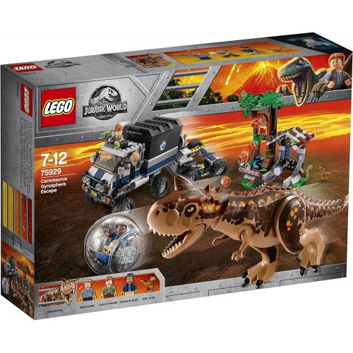  LEGO Jurassic World Carnotaurus Gyrosphere Escape 75929