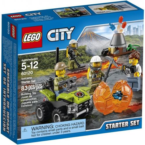  LEGO City Volcano Explorers 60120 Volcano Starter Set Building Kit (83 Piece)