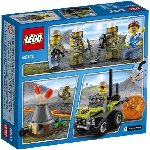  LEGO City Volcano Explorers 60120 Volcano Starter Set Building Kit (83 Piece)
