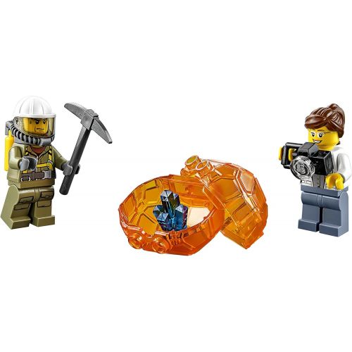  LEGO City Volcano Explorers 60120 Volcano Starter Set Building Kit (83 Piece)