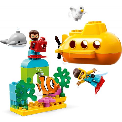  LEGO DUPLO Town Submarine Adventure 10910 Building Kit (24 Pieces)