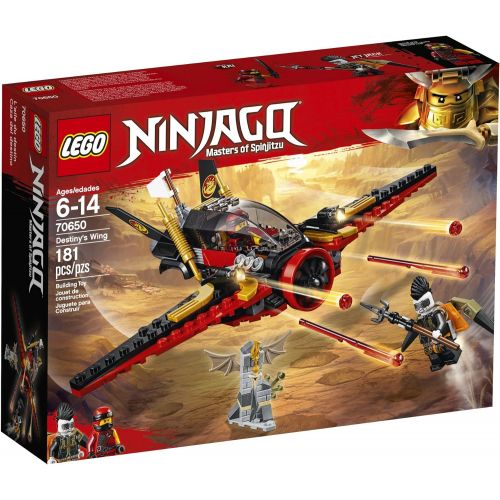  LEGO NINJAGO Masters of Spinjitzu: Destiny’s Wing 70650 Building Kit (181 Pieces) (Discontinued by Manufacturer)