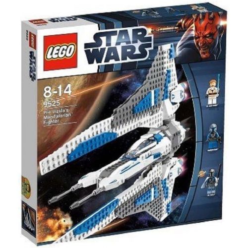  Lego 9525 Star Wars Pre Vizslas Mandalorian Fighter- 403 Pieces