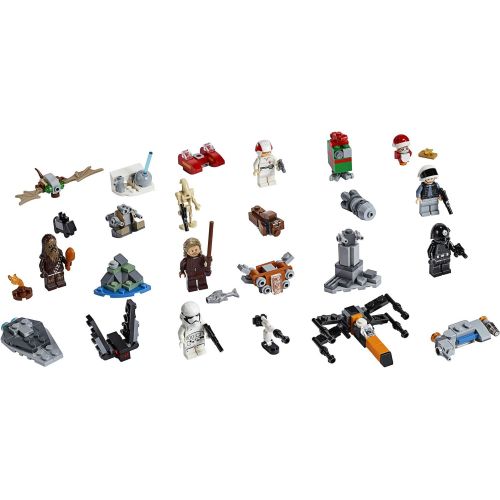  LEGO Star Wars 2019 Advent Calendar 75245 Holiday Gift Set Building Kit with Star Wars Minifigure Characters (280 Pieces) (Discontinued by Manufacturer)