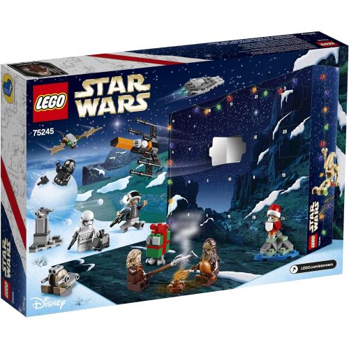  LEGO Star Wars 2019 Advent Calendar 75245 Holiday Gift Set Building Kit with Star Wars Minifigure Characters (280 Pieces) (Discontinued by Manufacturer)