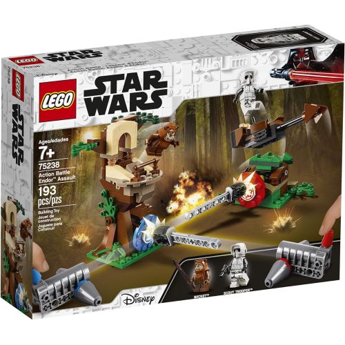  LEGO Star Wars Action Battle Endor Assault 75238 Building Kit (193 Pieces)