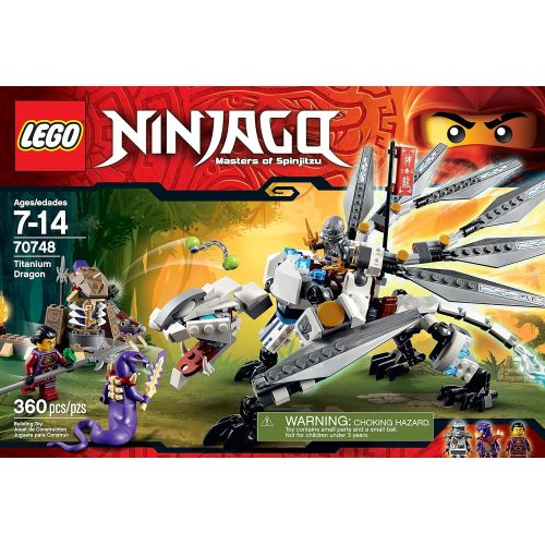  LEGO Ninjago Titanium Dragon Toy (Discontinued by manufacturer)