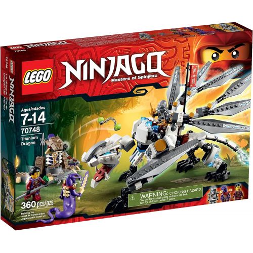  LEGO Ninjago Titanium Dragon Toy (Discontinued by manufacturer)