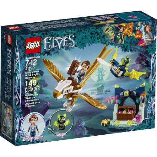  LEGO 6212137 Elves Emily Jones and The Eagle Getaway 41190 Building Kit