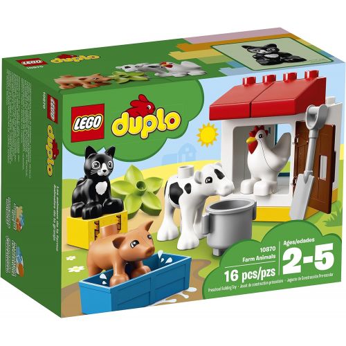  LEGO DUPLO Town Farm Animals 10870 Building Blocks (16 Pieces)