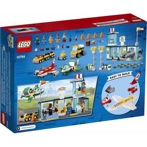  LEGO Juniors City Central Airport 10764 Building Kit (376 Pieces) (Discontinued by Manufacturer)
