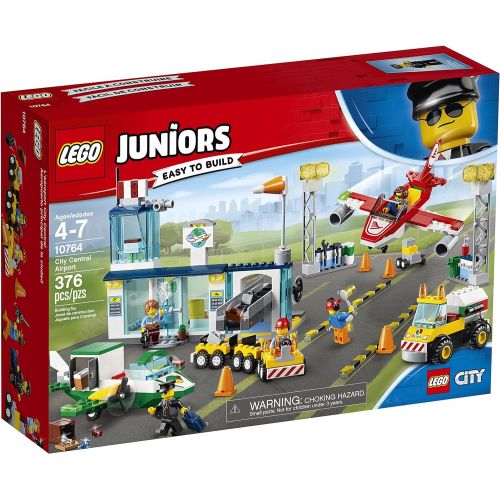  LEGO Juniors City Central Airport 10764 Building Kit (376 Pieces) (Discontinued by Manufacturer)