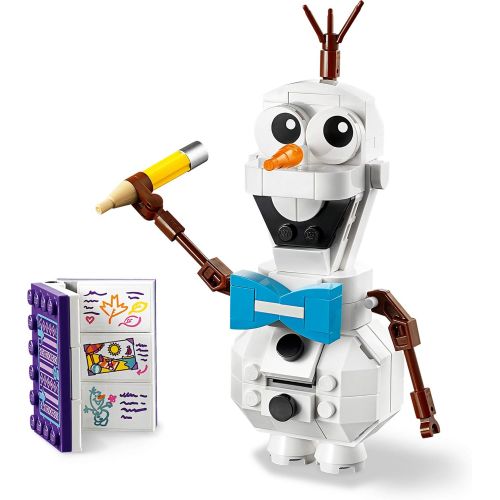  LEGO Disney Frozen II Olaf 41169 Olaf Snowman Toy Figure Building Kit Christmas Gift (122 Pieces)