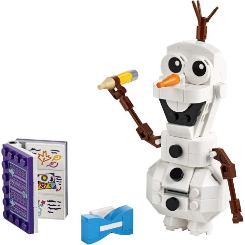  LEGO Disney Frozen II Olaf 41169 Olaf Snowman Toy Figure Building Kit Christmas Gift (122 Pieces)