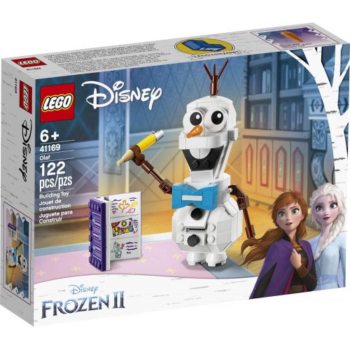  LEGO Disney Frozen II Olaf 41169 Olaf Snowman Toy Figure Building Kit Christmas Gift (122 Pieces)