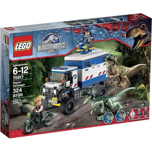  LEGO Jurassic World Raptor Rampage 75917 Building Kit