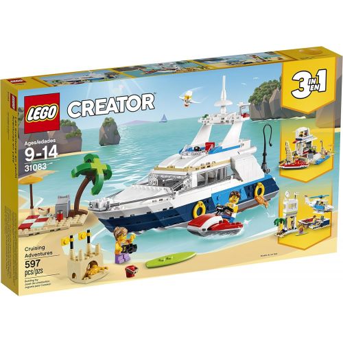  LEGO Creator 3in1 Cruising Adventures 31083 Building Kit (597 Pieces) (Discontinued by Manufacturer)