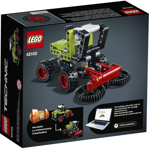  LEGO Technic Mini CLAAS XERION 42102 Toy Tractor Building Kit, New 2020 (130 pieces)