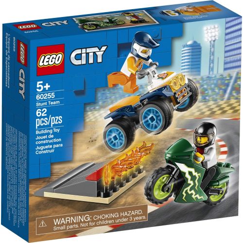  LEGO City Stunt Team 60255 Bike Toy, Cool Building Set for Kids, New 2020 (62 Pieces)